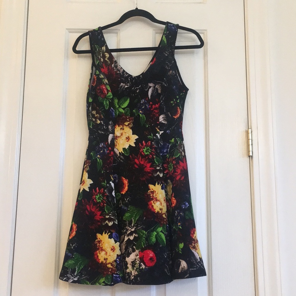 Black Floral Dress